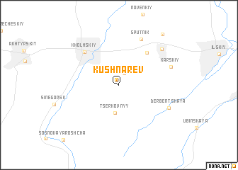 map of Kushnarëv