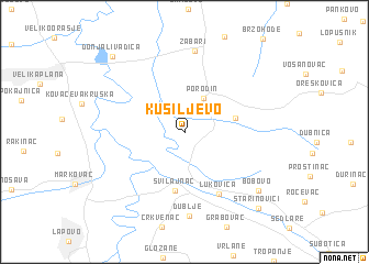 map of Kušiljevo