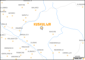 map of Kuškulija