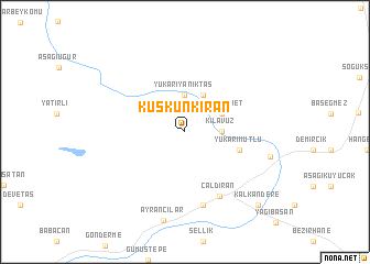 map of Kuşkunkıran