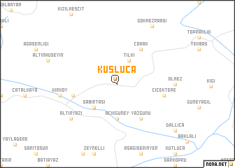 map of Kuşluca