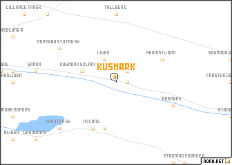 map of Kusmark