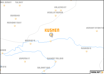 map of Kusmen\