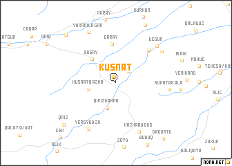 map of Küsnǝt