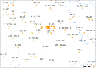 map of Kusŏng