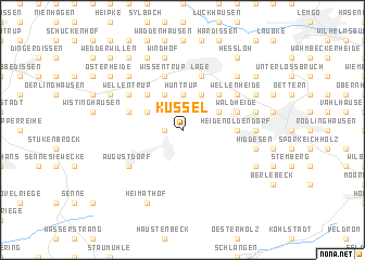 map of Kussel