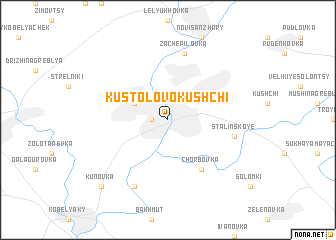 map of Kustolovo-Kushchi