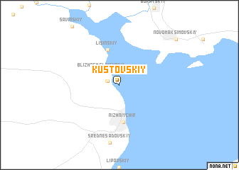 map of Kustovskiy