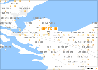 map of Kustrup