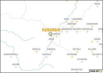 map of Kusumdih