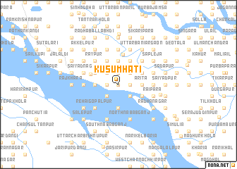 map of Kusumhāti