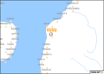 map of Kusu