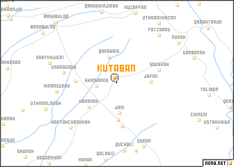 map of Kutabān