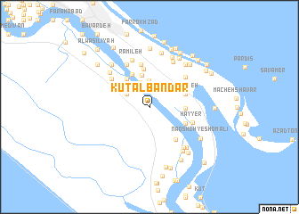 map of Kūt al Bandar