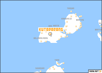 map of Kuta” Parang