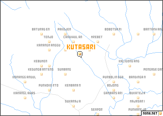 map of Kutasari