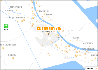 map of Kūt as Sayyid