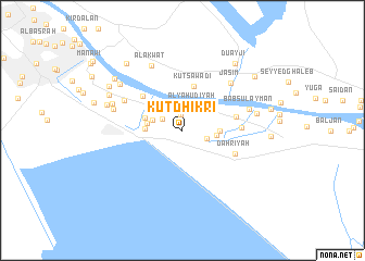 map of Kūt Dhikrī