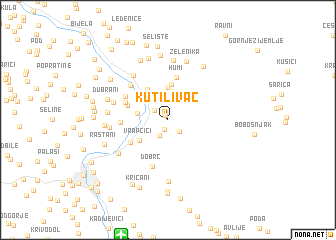 map of Kutilivač