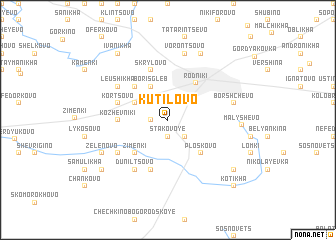map of Kutilovo