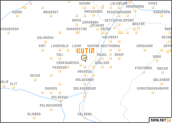 map of Kūtīr