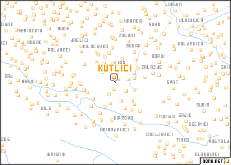 map of Kutlići