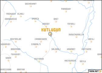 map of Kutlugün