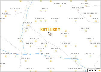 map of Kutluköy