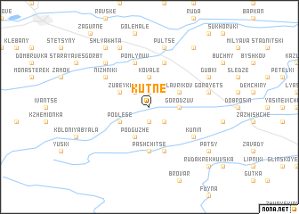 map of Kutne