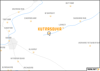 map of Kutrasovka