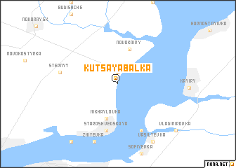map of Kutsaya Balka