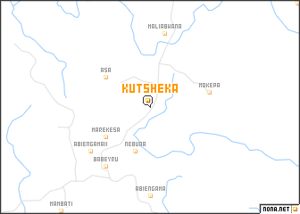 map of Kutsheka