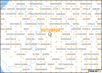 map of Kutubpur