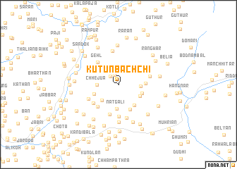 map of Kutunbachchi