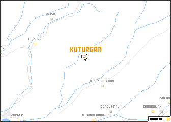 map of Kuturgan