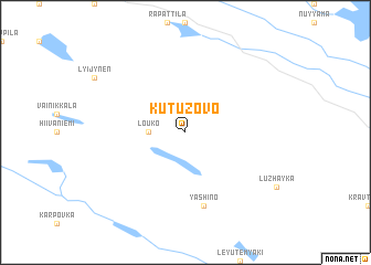 map of Kutuzovo