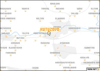 map of Kutuzovo