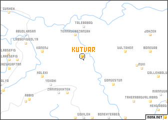map of Kūtvār