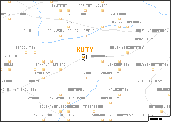 map of Kuty