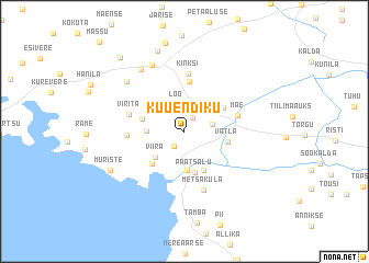 map of Kuuendiku