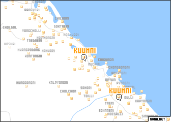 map of Kuŭm-ni