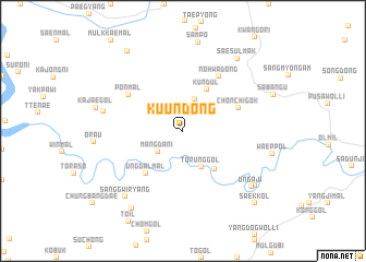 map of Kuŭn-dong