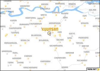 map of Kuunsan