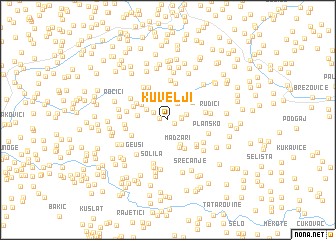 map of Kuvelji