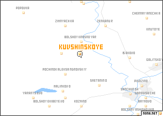 map of Kuvshinskoye