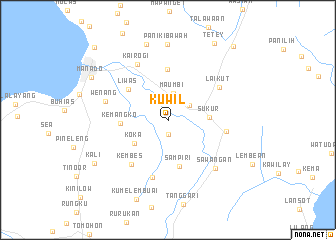 map of Kuwil