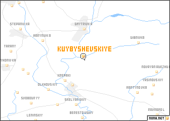 map of Kuybyshevskiye