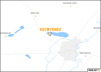 map of Kuybyshev