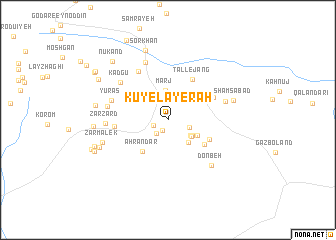 map of Kūy-e Lāy-e Rāh