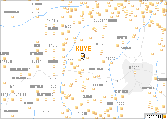 map of Kuye